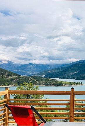 Camping Baie de la Chapelle Chorges Alpes-du-Sud Lac de Serre-Ponçon