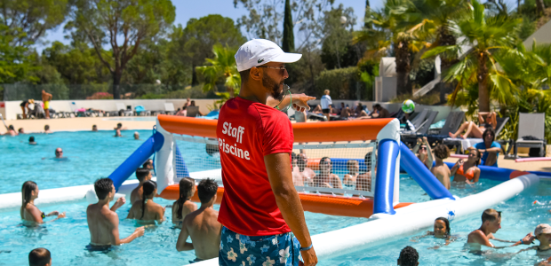 Water polo au camping Le Parc de Bormes