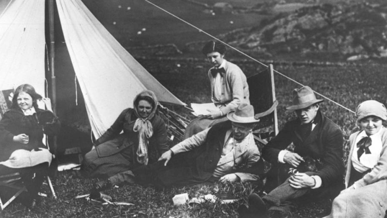 Le camping à l'origine