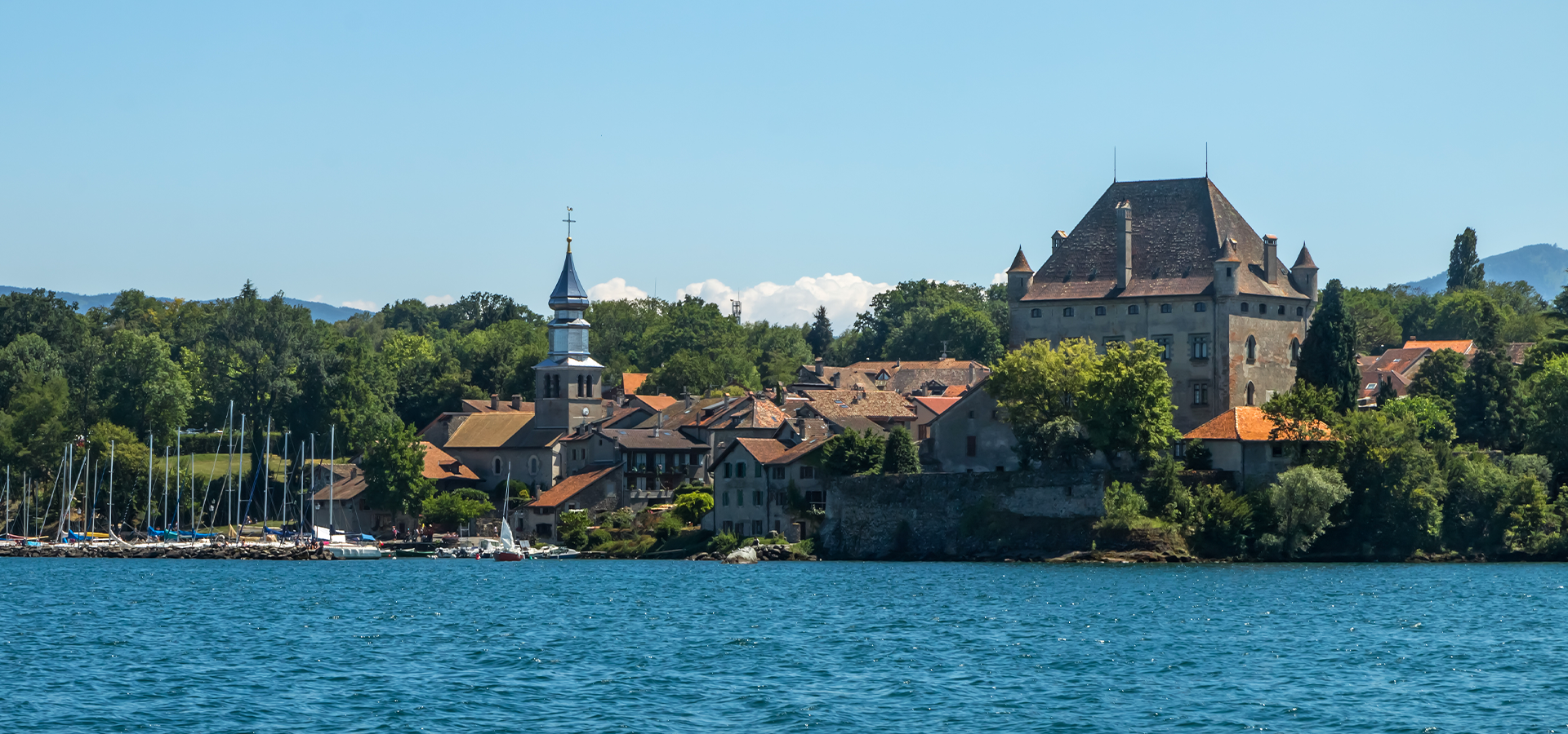 LAC LEMAN VUE SUR YVOIRE