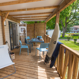 terrasse mobil home surf