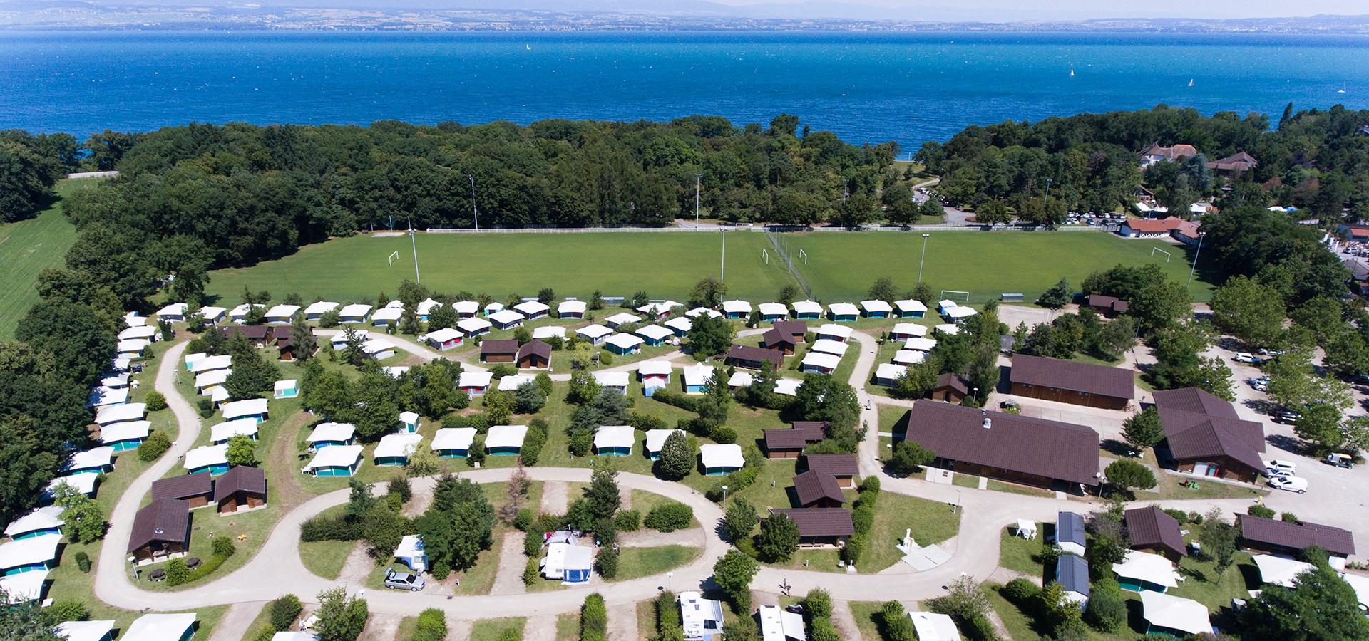 Camping La Dranse Thonon-les-Bains Lac Léman